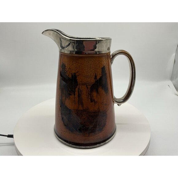 Ridgeway Pottery Pitcher Made for the Bon Mache in Seattle Unique NW Collectible - Picture 14 of 14